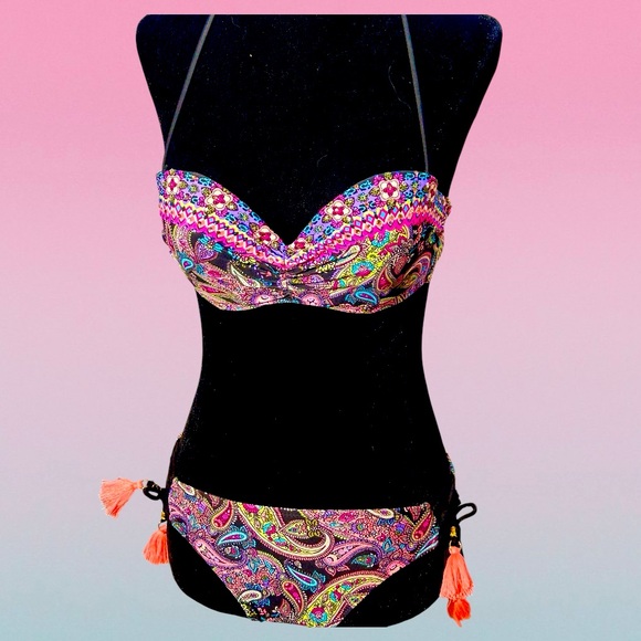 Tahari Other - Small Paisley Bikini by Tahiti Summer Beach Pool Vacation